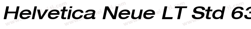 Helvetica Neue LT Std 63 Medium Ext字体转换